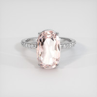 6.33 Ct. Gemstone Ring, 18K White Gold 1