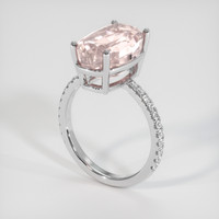 6.33 Ct. Gemstone Ring, 18K White Gold 2