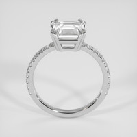 2.62 Ct. White Sapphire Ring, 18K White Gold 3