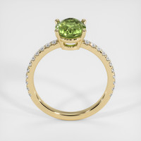 1.66 Ct. Green Tourmaline Ring, 10K Yellow Gold 3