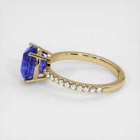 3.30 Ct. Sapphire Ring, 14K Yellow Gold 4