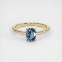 1.20 Ct. Gemstone Ring, 14K Yellow Gold 1