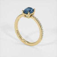 1.20 Ct. Gemstone Ring, 14K Yellow Gold 2