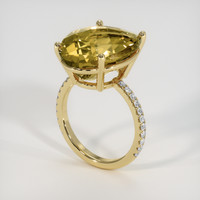 12.07 Ct. Gemstone Ring, 14K Yellow Gold 2