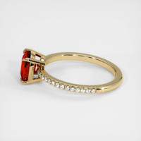 1.50 Ct. Ruby Ring, 14K Yellow Gold 4