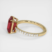 3.37 Ct. Ruby Ring, 14K Yellow Gold 2