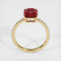 3.37 Ct. Ruby Ring, 14K Yellow Gold 3