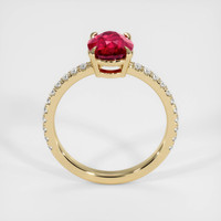 2.03 Ct. Ruby Ring, 14K Yellow Gold 3