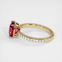 2.03 Ct. Ruby Ring, 14K Yellow Gold 4