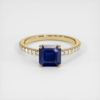 1.25 Ct. Sapphire Ring, 14K Yellow Gold 1