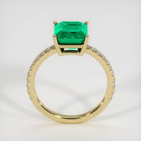 2.52 Ct. Emerald Ring, 18K Yellow Gold 3