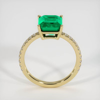 2.93 Ct. Emerald Ring, 18K Yellow Gold 3