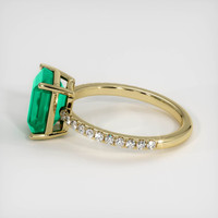 2.81 Ct. Emerald Ring, 18K Yellow Gold 4