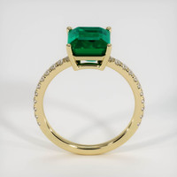 2.30 Ct. Emerald Ring, 18K Yellow Gold 3