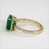 2.30 Ct. Emerald Ring, 18K Yellow Gold 4