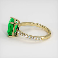 1.98 Ct. Emerald Ring, 18K Yellow Gold 4