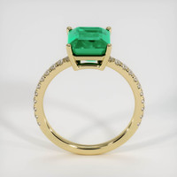 1.74 Ct. Emerald Ring, 18K Yellow Gold 3