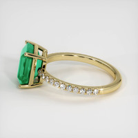 1.74 Ct. Emerald Ring, 18K Yellow Gold 4