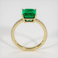 2.47 Ct. Emerald Ring, 18K Yellow Gold 3