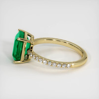 2.47 Ct. Emerald Ring, 18K Yellow Gold 4