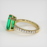 1.93 Ct. Emerald Ring, 18K Yellow Gold 4