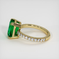2.44 Ct. Emerald Ring, 18K Yellow Gold 4