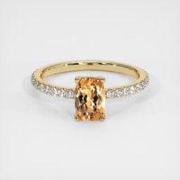 1.11 Ct. Gemstone Ring, 18K Yellow Gold 1