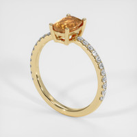 1.11 Ct. Gemstone Ring, 18K Yellow Gold 2