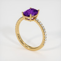 1.59 Ct. Gemstone Ring, 18K Yellow Gold 2