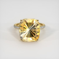 8.80 Ct. Gemstone Ring, 18K Yellow Gold 1