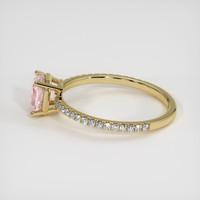 1.57 Ct. Padparadscha Sapphire Ring, 18K Yellow Gold 4