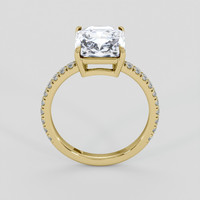 4.96 Ct. Blue Sapphire Ring, 18K Yellow Gold 3