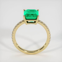 2.12 Ct. Emerald Ring, 18K Yellow Gold 3