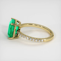 2.12 Ct. Emerald Ring, 18K Yellow Gold 4