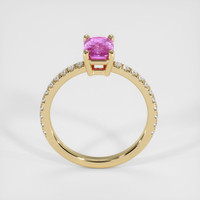 1.08 Ct. Sapphire Ring, 18K Yellow Gold 3
