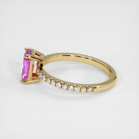 1.08 Ct. Sapphire Ring, 18K Yellow Gold 4