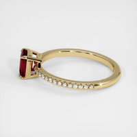 1.03 Ct. Ruby Ring, 18K Yellow Gold 4