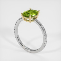 1.47 Ct. Gemstone Ring, 14K Yellow & White 2