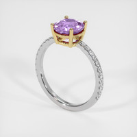 1.36 Ct. Gemstone Ring, 14K Yellow & White 2