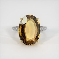 8.55 Ct. Gemstone Ring, 14K Yellow & White 1