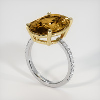 8.55 Ct. Gemstone Ring, 14K Yellow & White 2