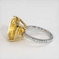 8.80 Ct. Gemstone Ring, 14K Yellow & White 4