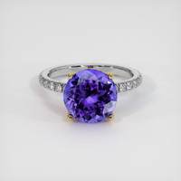 5.05 Ct. Gemstone Ring, 14K Yellow & White 1