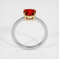 1.50 Ct. Ruby Ring, 14K Yellow & White 3