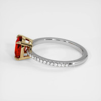 1.50 Ct. Ruby Ring, 14K Yellow & White 4