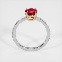 1.51 Ct. Ruby Ring, 14K Yellow & White 3