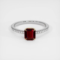 1.03 Ct. Ruby Ring, 14K Yellow & White 1