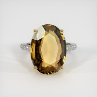 8.55 Ct. Gemstone Ring, 18K Yellow & White 1