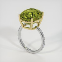 10.65 Ct. Gemstone Ring, 18K Yellow & White 2