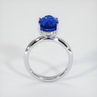 5.54 Ct. Blue Sapphire Ring, Platinum 950 3